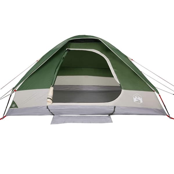 vidaXL Kuppeltelt for camping 6 personer grønn vanntett