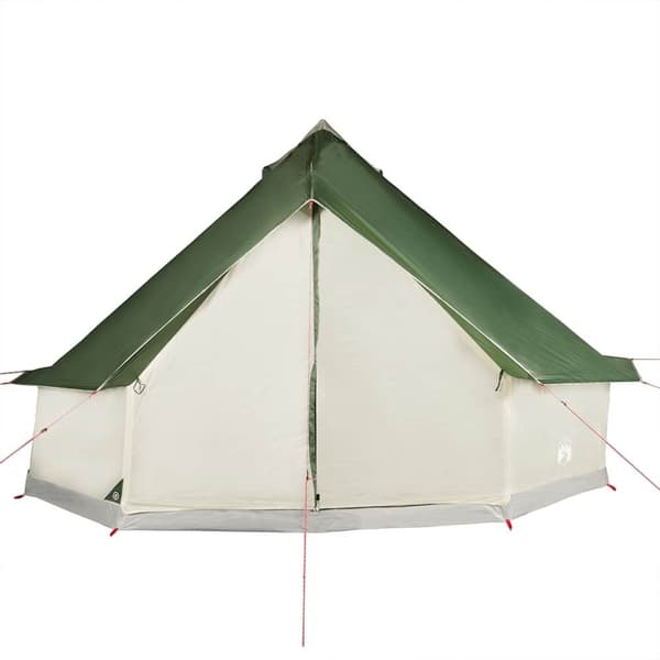 vidaXL 10-personers campingtelt vandtæt grøn