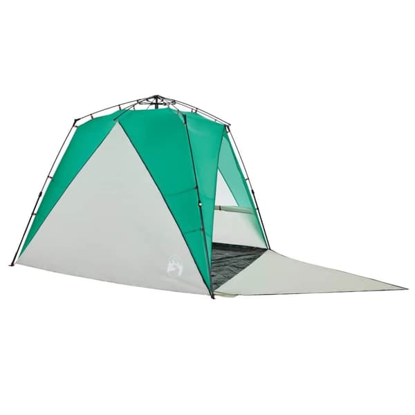 vidaXL 4-personers campingtelt vandtæt quick-release grøn