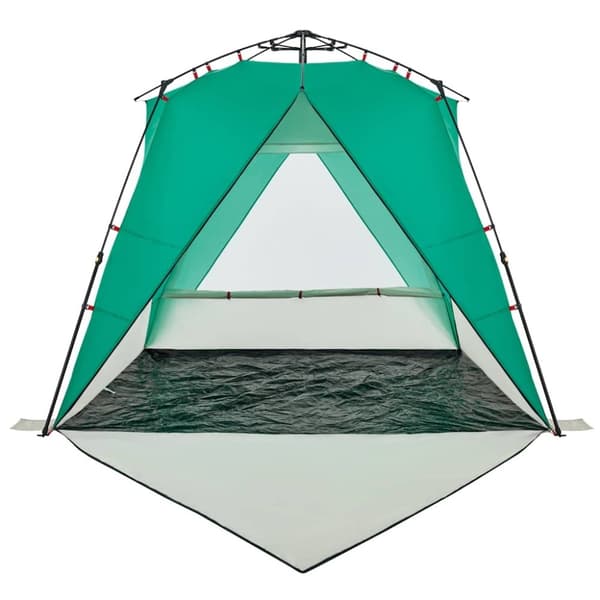 vidaXL 4-personers campingtelt vandtæt quick-release grøn