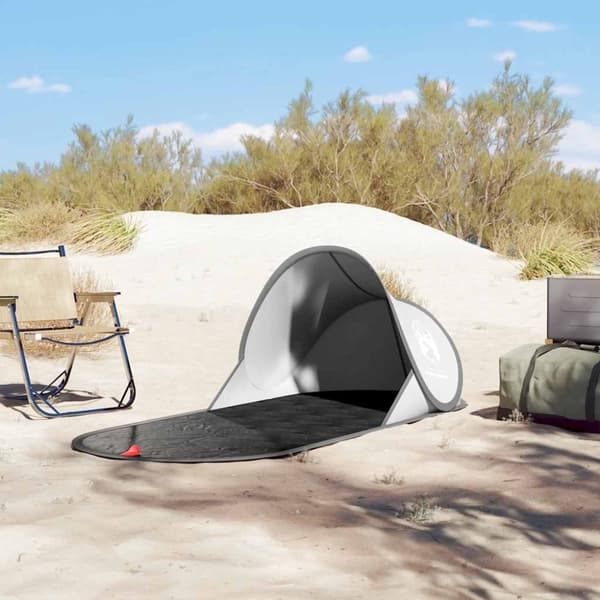 vidaXL strandtelt pop-up vandtæt grå
