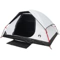 Miniatyrbilde 5 av 11: vidaXL Kuppeltelt for camping 2 personer hvit blendingsstoff vanntett