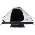 Miniatyrbilde 6 av 11: vidaXL Kuppeltelt for camping 2 personer hvit blendingsstoff vanntett