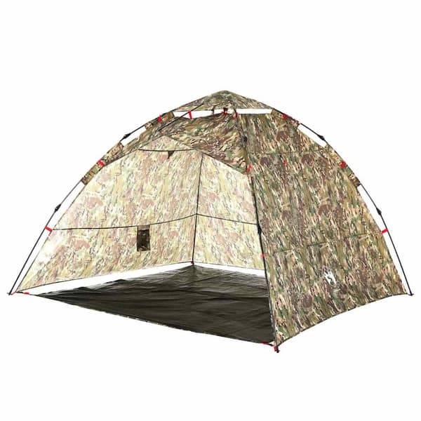 vidaXL 4-personers fisketelt quick-release camouflage