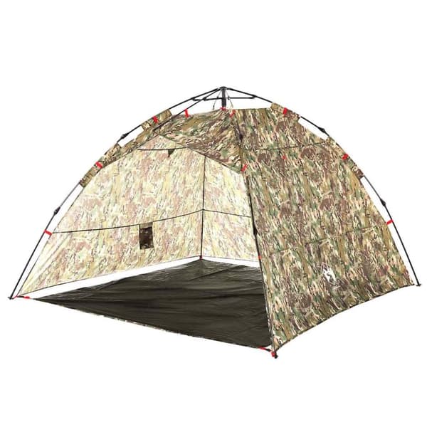 vidaXL 4-personers fisketelt quick-release camouflage