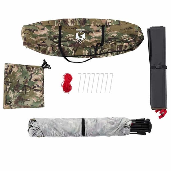 vidaXL 4-personers fisketelt quick-release camouflage