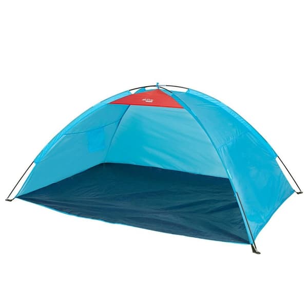 Vindskærm og læskærm Aktive Blå Polyester Oxford 210D 200 x 92 x 130 cm 200 x 130 x 92 cm