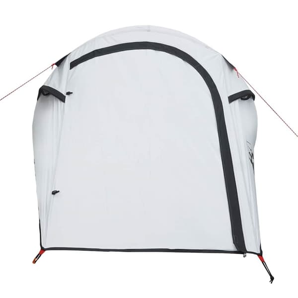 vidaXL Tunneltelt for camping 3 personer hvit blendingsstoff vanntett