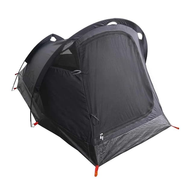 vidaXL Tunneltelt for camping 3 personer hvit blendingsstoff vanntett