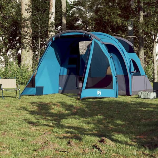 vidaXL 4-personers campingtelt vandtæt blå
