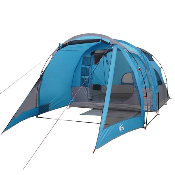 vidaXL 4-personers campingtelt vandtæt blå