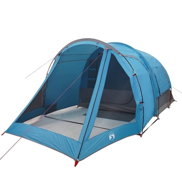 vidaXL 4-personers campingtelt vandtæt blå