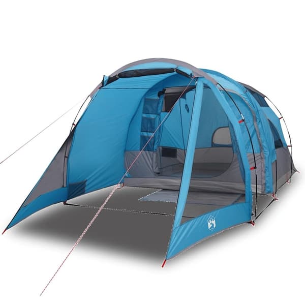 vidaXL 4-personers campingtelt vandtæt blå