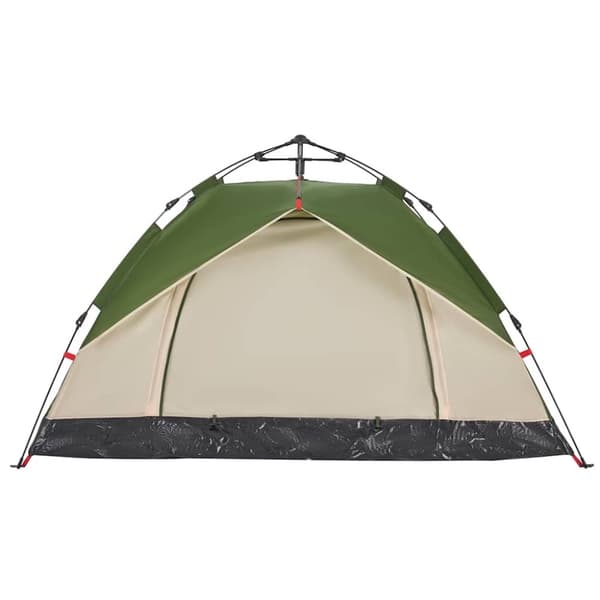 vidaXL 2-personers campingtelt kuppel quick-release grøn
