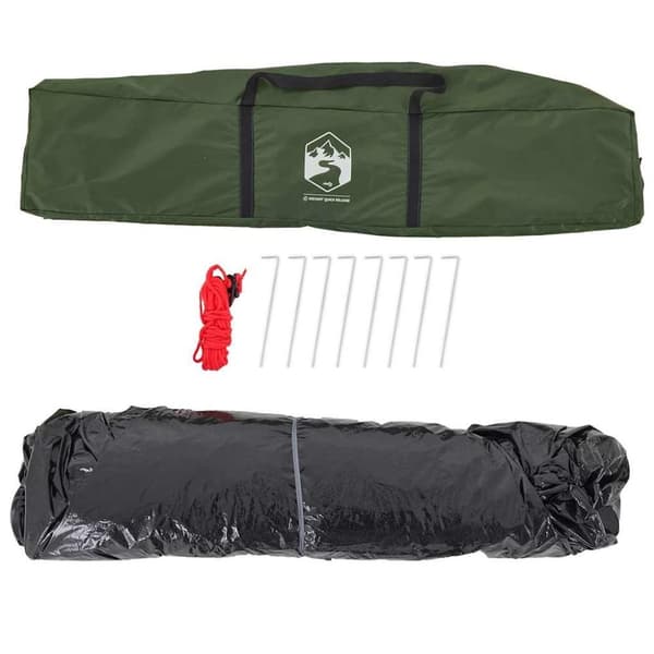 vidaXL 2-personers campingtelt kuppel quick-release grøn