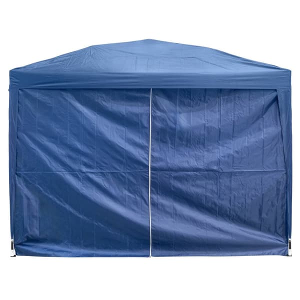 Uniprodo - Hopfällbar paviljong med tak och sidoväggar - 2,95 x 5,9 m - Vattentät duk