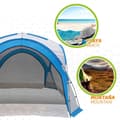 Miniatyrbillede 2 af 2: Strandtelt Aktive moskitonet Camping 350 x 260 x 350 cm