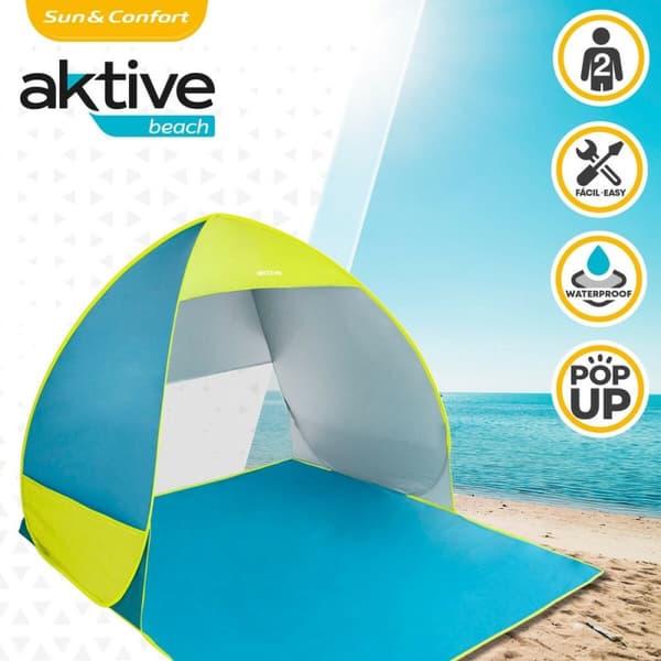 Vindruta Aktive Blå Grön Polyester 160 x 110 x 140 cm