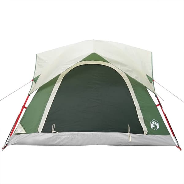 vidaXL Campingtelt 4 personer grønn vanntett