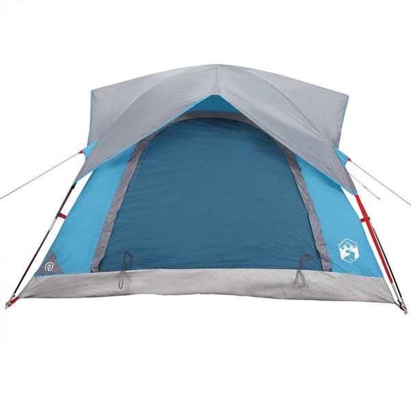 vidaXL Campingtelt 4 personer blå vanntett
