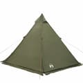 Miniatyrbilde 6 av 7: vidaXL Familietelt for camping 6 personer olivengrønn vanntett