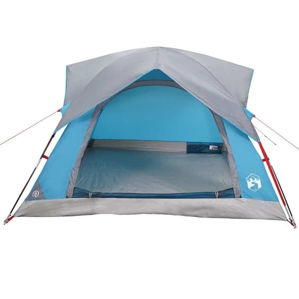 vidaXL 4-personers campingtelt vandtæt blå