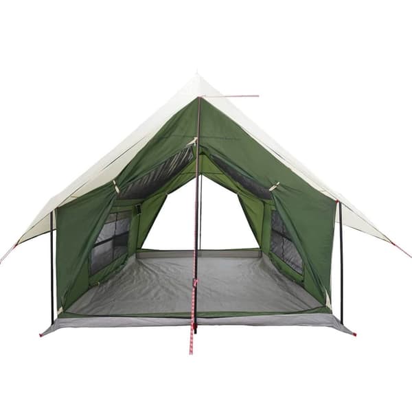 vidaXL Campingtelt 5 personer grønn vanntett