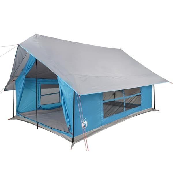 vidaXL Campingtelt 5 personer blå vanntett