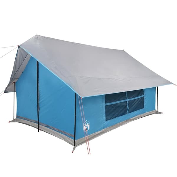 vidaXL Campingtelt 5 personer blå vanntett