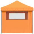 Miniatyrbillede 4 af 9: foldbart pop-up festtelt med 3 sidevægge orange