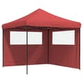 Miniatyrbillede 2 af 9: foldbart pop up-festtelt med 2 sidevægge bordeaux