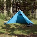 Miniatyrbild 3 av 10: Familjetält tipi 7 personer blå vattentätt