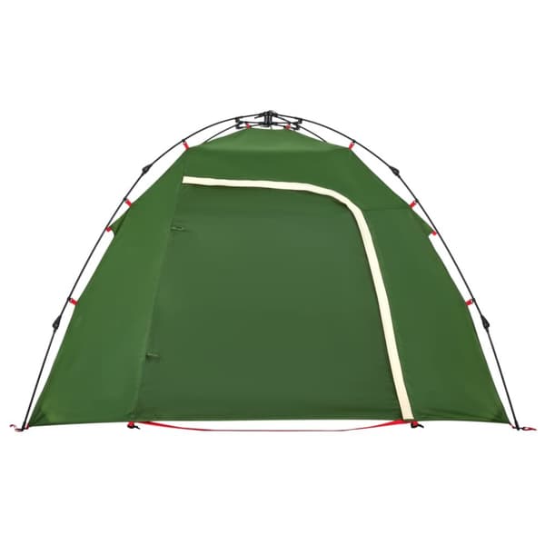 3-personers campingtelt kuppel quick-release grøn