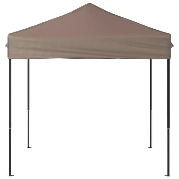 foldbart festtelt 2x2 m gråbrun
