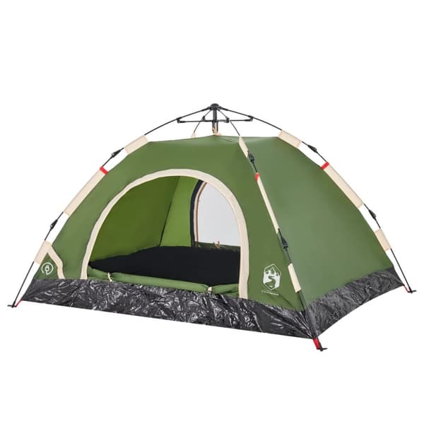 2-personers campingtelt vandtæt quick-release grøn