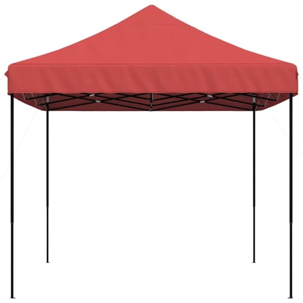 Pop-Up hopfällbart partytält 440x292x315 cm vinröd