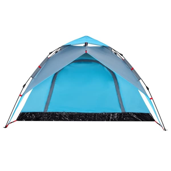4-personers campingtelt quick-release blå