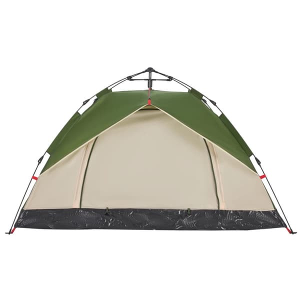 2-personers campingtelt kuppel quick-release grøn
