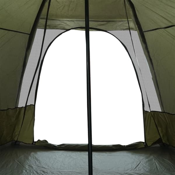 6-personers campingtelt vandtæt brun