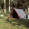 Miniatyrbillede 3 af 10: 2-personers campingtelt A-stel vandtæt grå