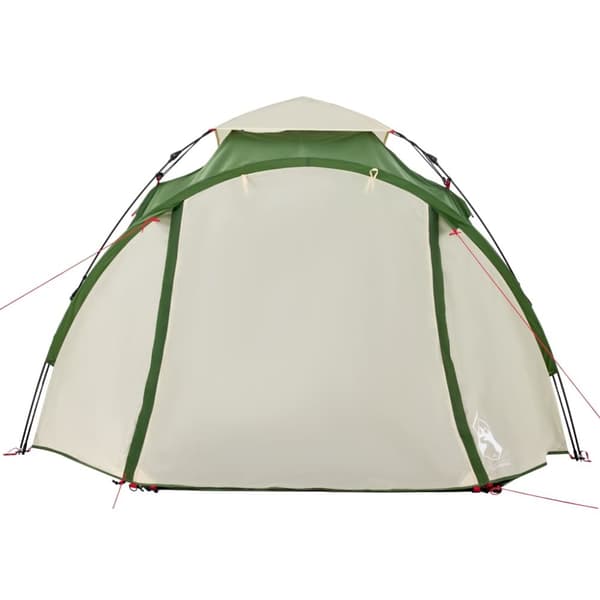 3-personers campingtelt kuppel quick-release grøn