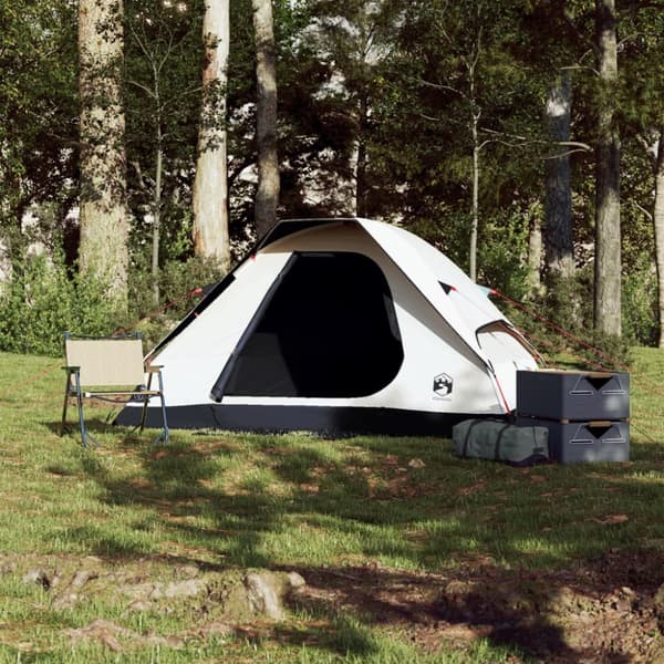 2-personers campingtelt vandtæt mørklægningsstof hvid