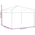 Miniatyrbillede 8 af 9: foldbart festtelt 3x3 m sort