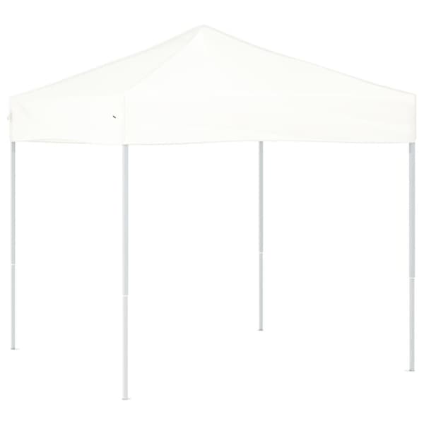 foldbart festtelt 2x2 m hvid