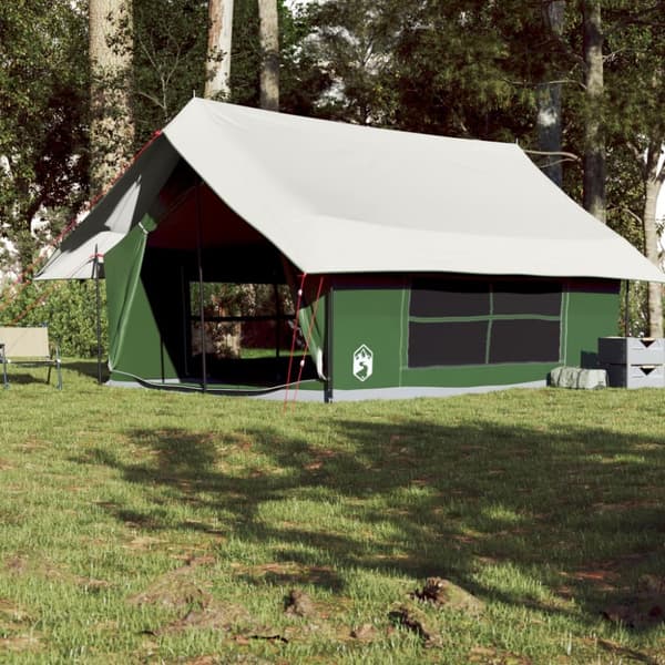 Campingtält 5 personer grön vattentätt