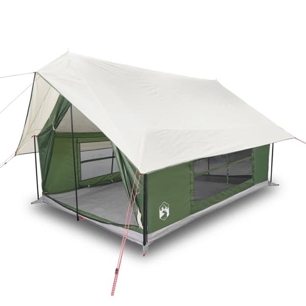 Campingtält 5 personer grön vattentätt