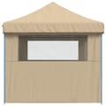 Miniatyrbild 4 av 9: Pop-Up hopfällbart partytält med 3 sidoväggar beige