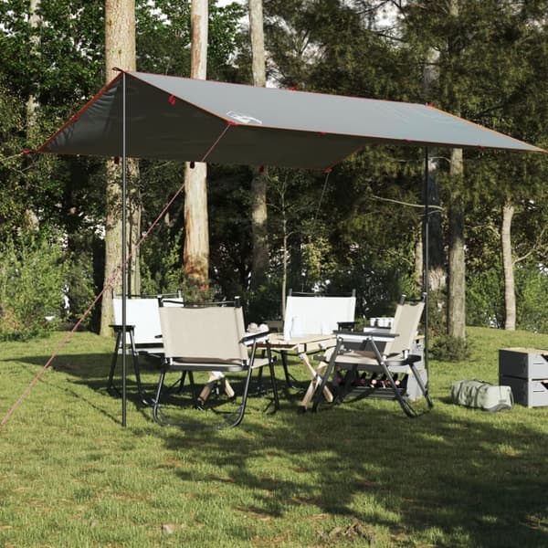 Tarp grå och orange 360x294 cm vattentät