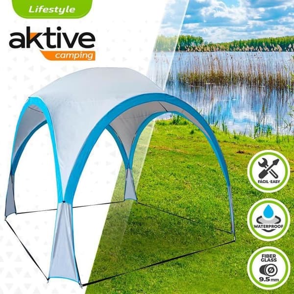 Tält - AKTIVE - 52895 - Vattentät - 4 personer - Dimensioner 320x320x260 cm