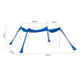 Miniatyrbild 5 av 9: Rootz Sun Shade Segelkapell - Strandtält - Campingkapell - Ger UV-skydd - 400cm x 400cm x 200cm